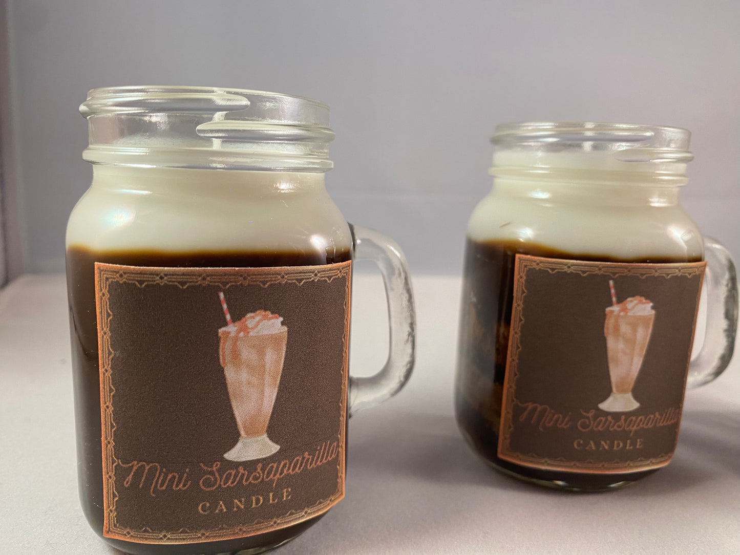 Mini Sarsaparilla Candles