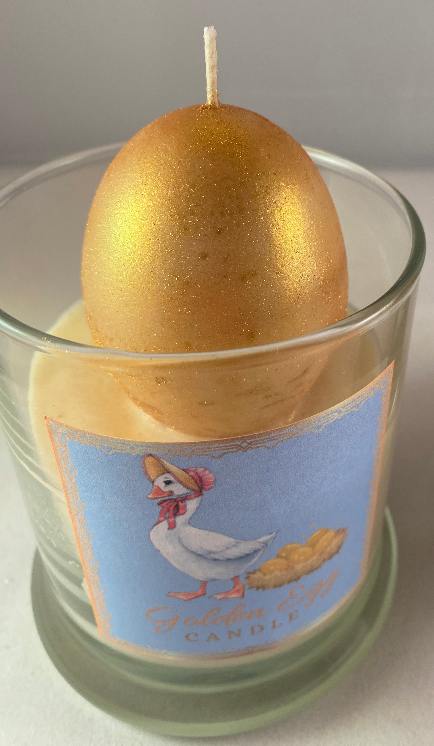 Golden Egg Candle