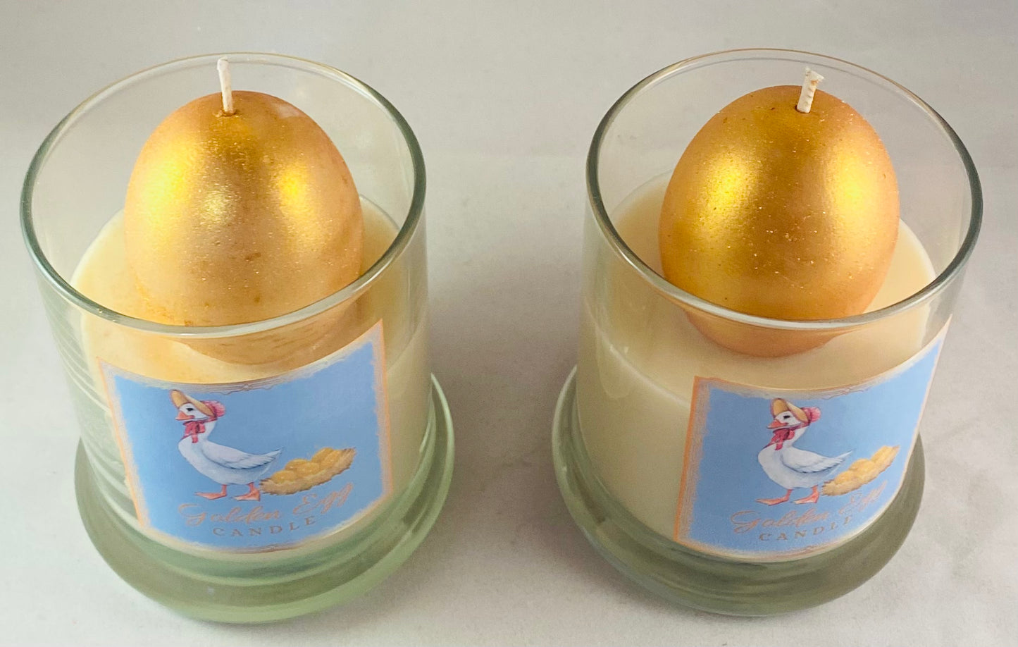 Golden Egg Candle