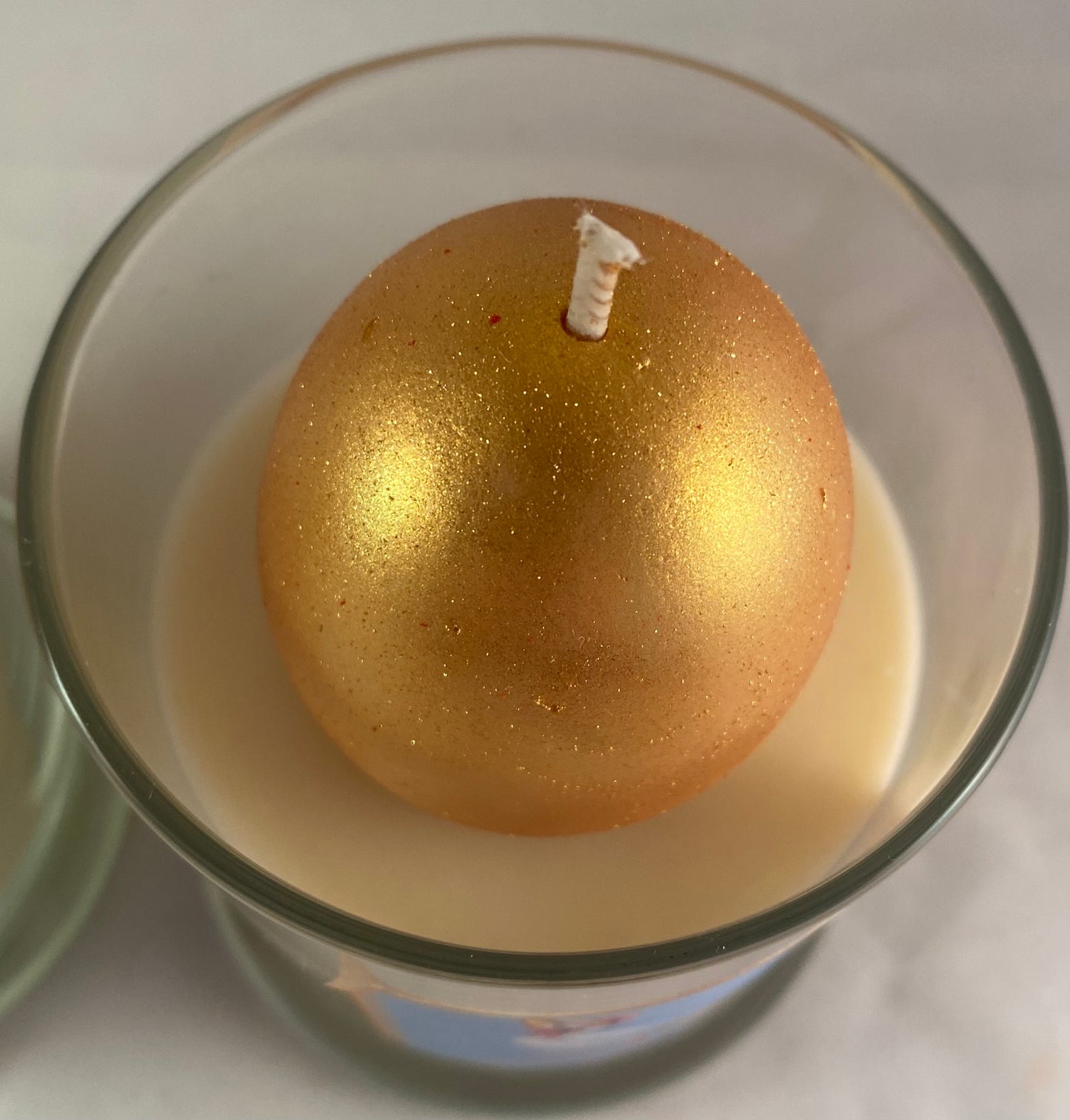 Golden Egg Candle