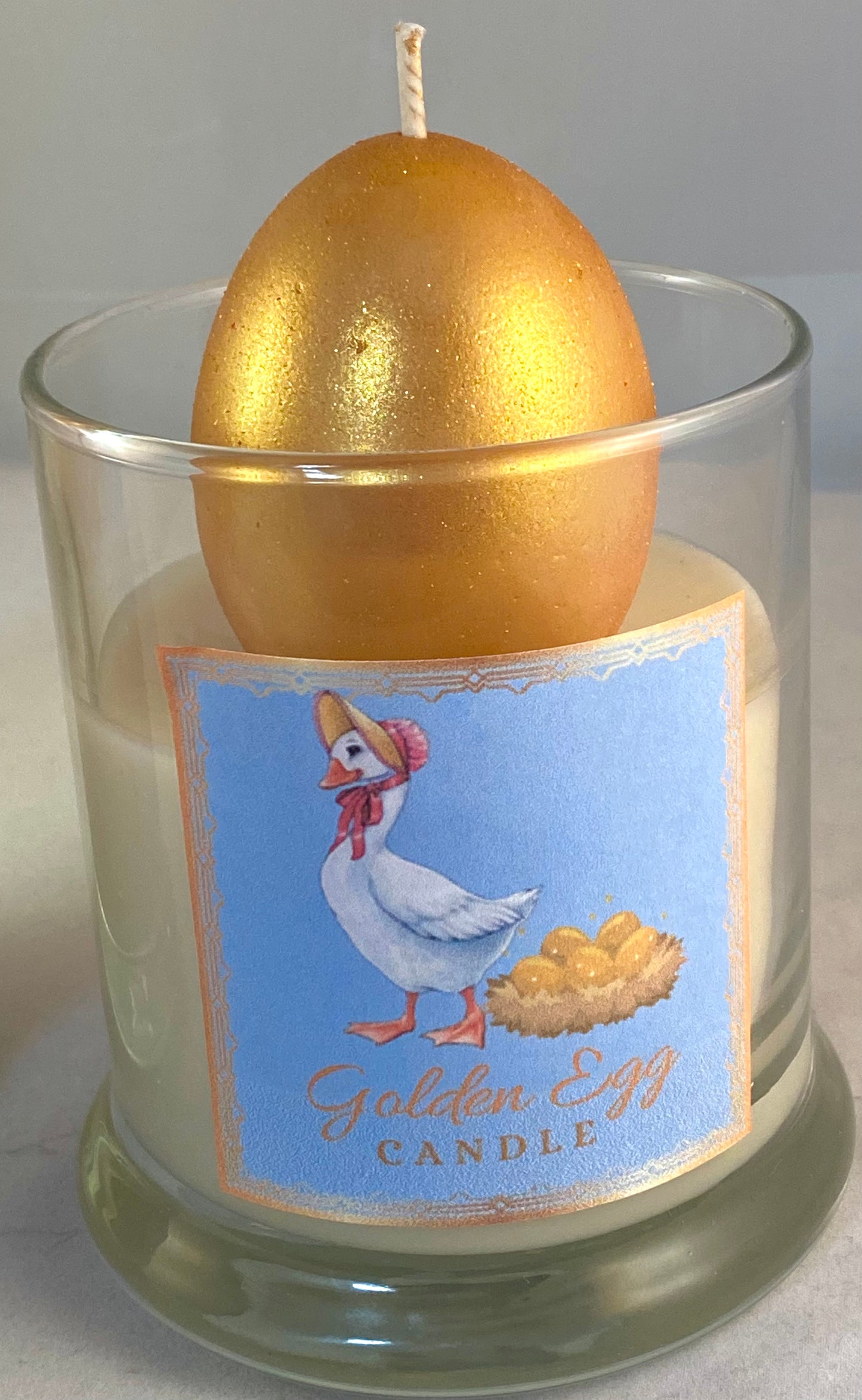 Golden Egg Candle