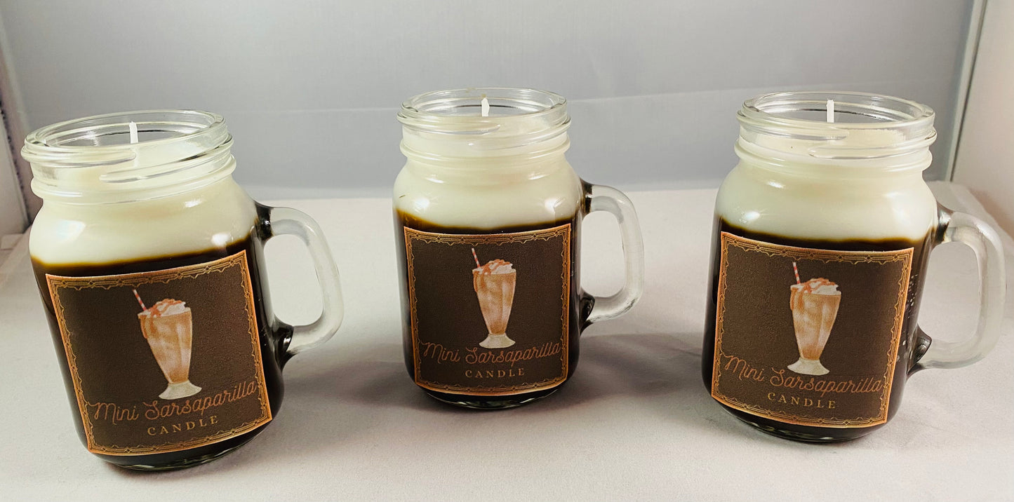 Mini Sarsaparilla Candles