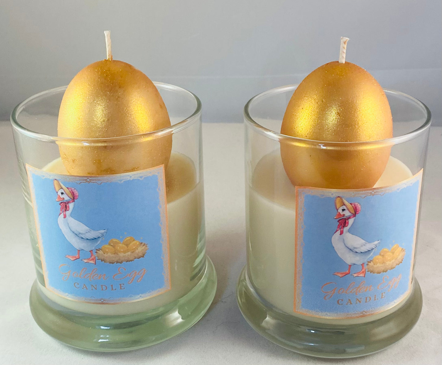 Golden Egg Candle