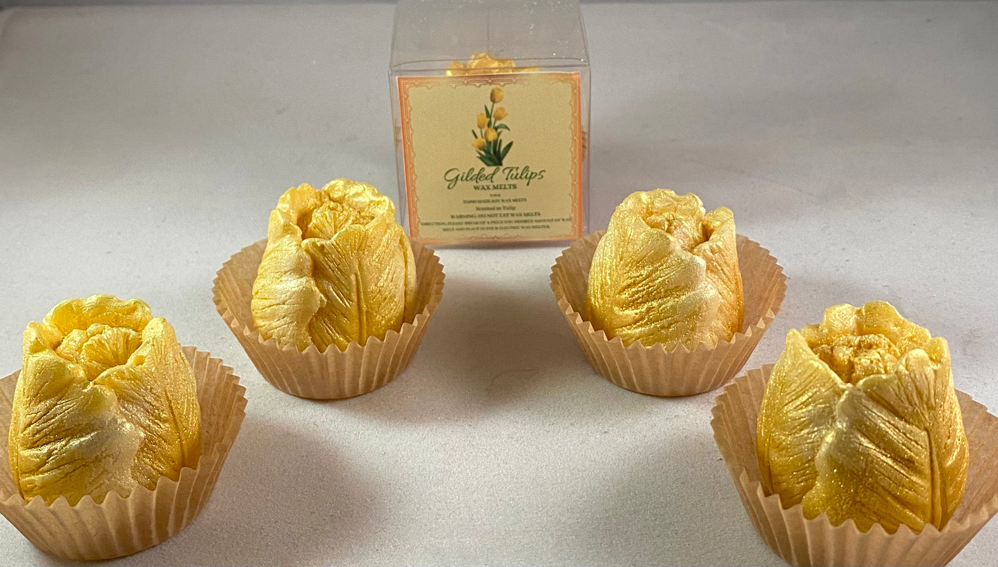 Gilded Tulips Wax Melts