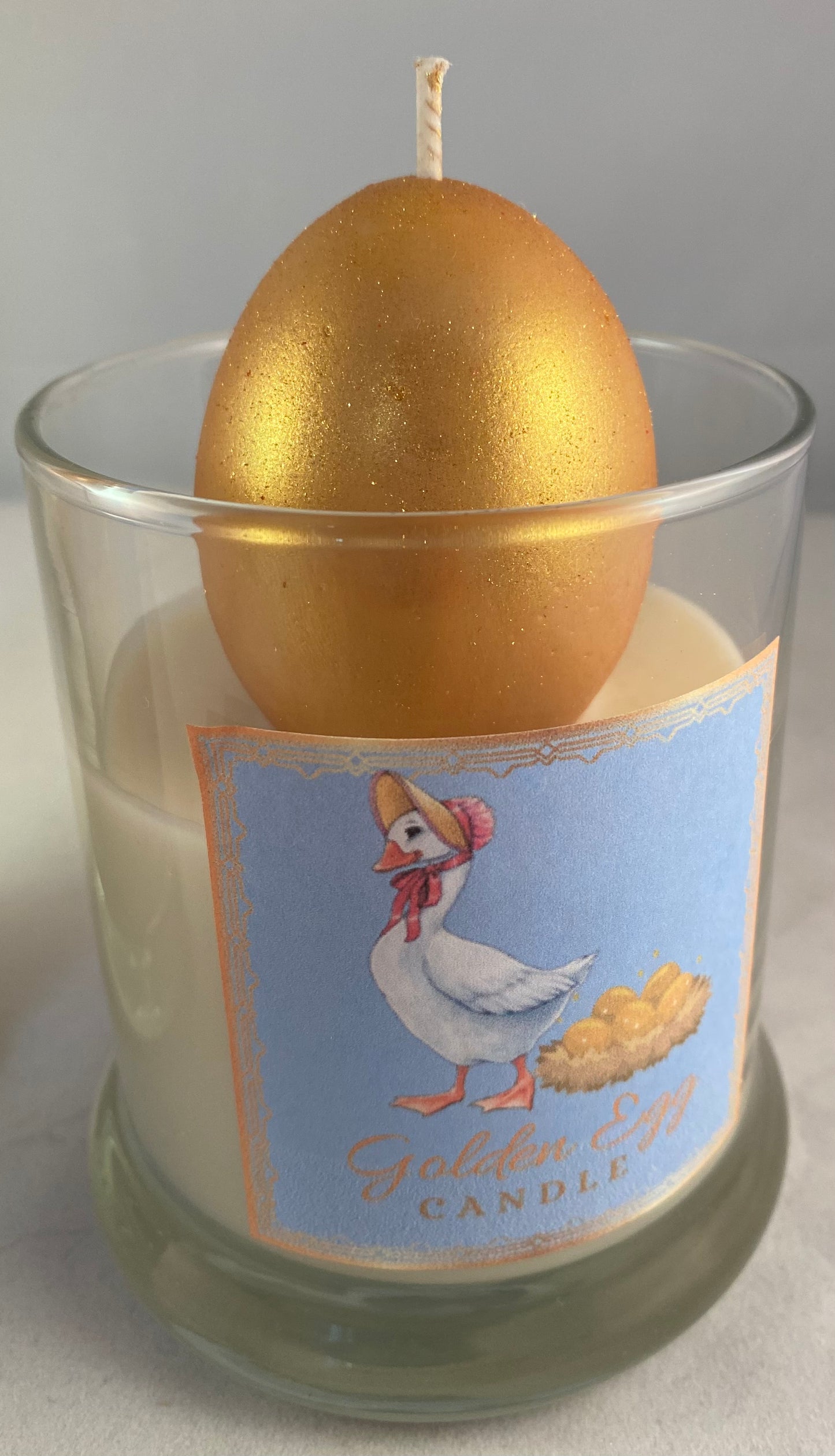 Golden Egg Candle